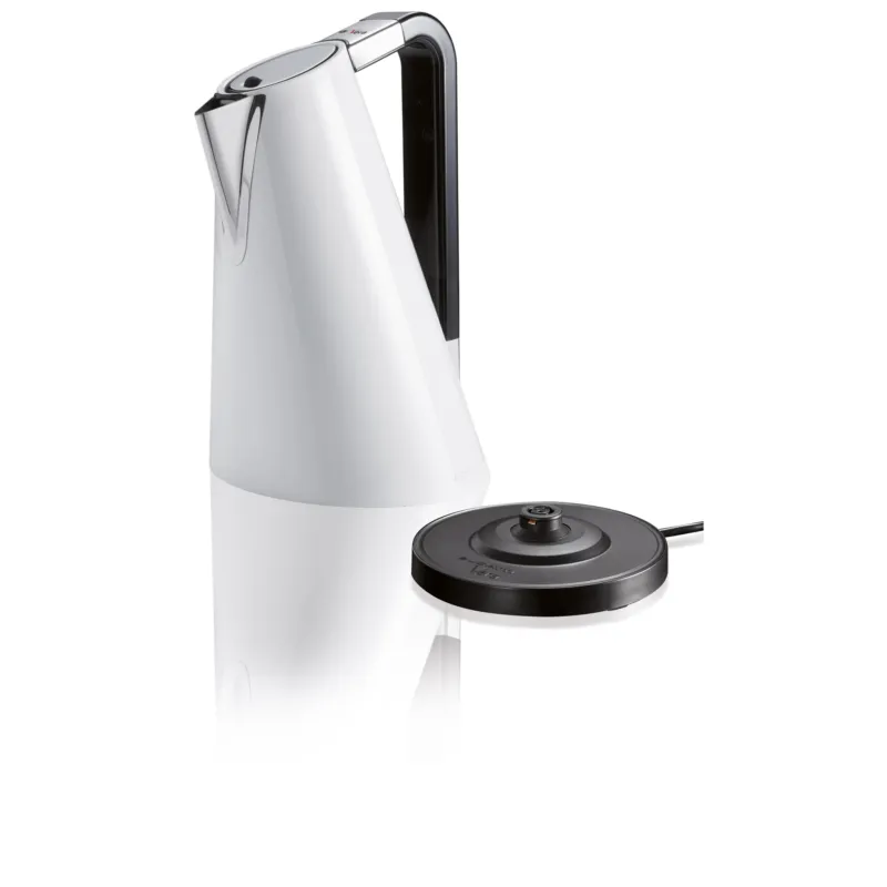 Bollitore Elettronico, VERA EASY si arresta al raggiungimento dell‘ebollizione Dimensioni 22x8xh32 cm- Lt 1,7 colore Bianco Lucido Casa bugatti Occasione Imperdibile