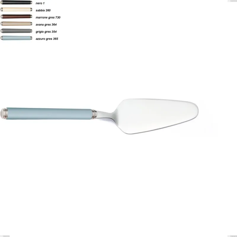 Quantità Limitata Pala torta linea gres, acciaio 18/10 aisi 304 manici in acrilico, lunghezza 248 mm Eme Posaterie grigio gres 354