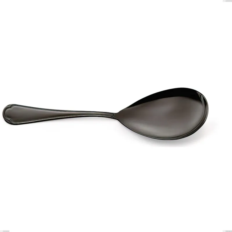 Pala riso Domus Black , Acciaio 18/10 trattamento PVD, spessore 3 mm, lunghezza 255 mm Eme Posaterie Compra Online