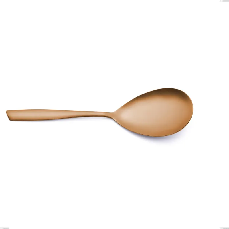 Offerta Speciale Pala riso Eleven rose brunita lucida , Acciaio inox 18-10, AISI 304 Brunito Lucido, spessore 2,5 mm mm, lunghezza 262 mm Eme Posaterie