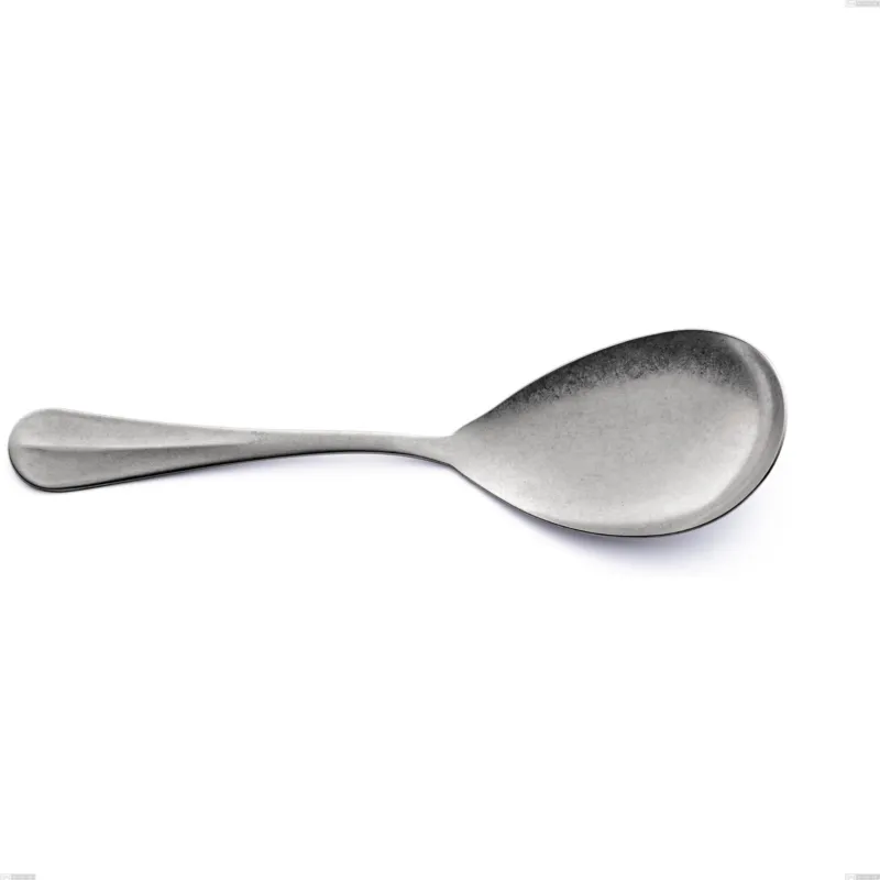 Pala riso Royal Retro, Acciaio inox 18-10 finitura vintage, spessore 2.5 mm, lunghezza 257 mm Eme Posaterie Ultime Pezzi