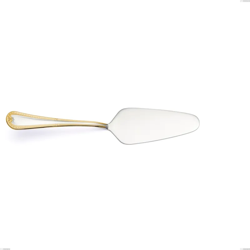Promo Stagionale Pala torta Firenze oro, acciaio 18-10, oro 24 carati , spessore 2.5 mm, lunghezza 225 mm Eme Posaterie