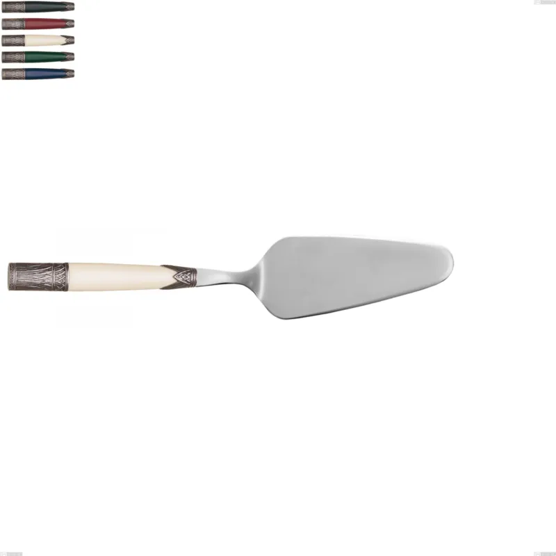 Pala torta Aria, acciaio 18/10 aisi304 colorato Dimensioni 243 mm manico in Acrilico e Metallo Eme Posaterie blu 2 Più Venduto