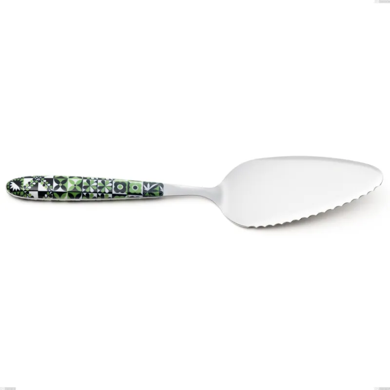 Pala torta vero icon, acciaio 18.0 nickel free, manicatura pbt sublimato acciaio lucido, lunghezza 257 mm Eme Posaterie Prezzo Di Fabbrica