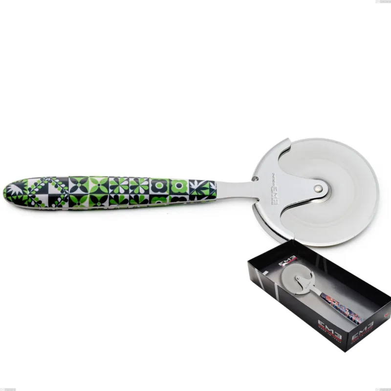 Scelto Dai Clienti Confezione vetrina rotella tagliapizza vero icon, acciaio 18.0 nickel free, manicatura pbt sublimato acciaio lucido Eme Posaterie