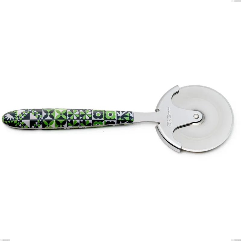 Rotella tagliapizza vero icon, acciaio 18.0 nickel free, manicatura pbt sublimato acciaio lucido, lunghezza 200 mm Eme Posaterie Affare