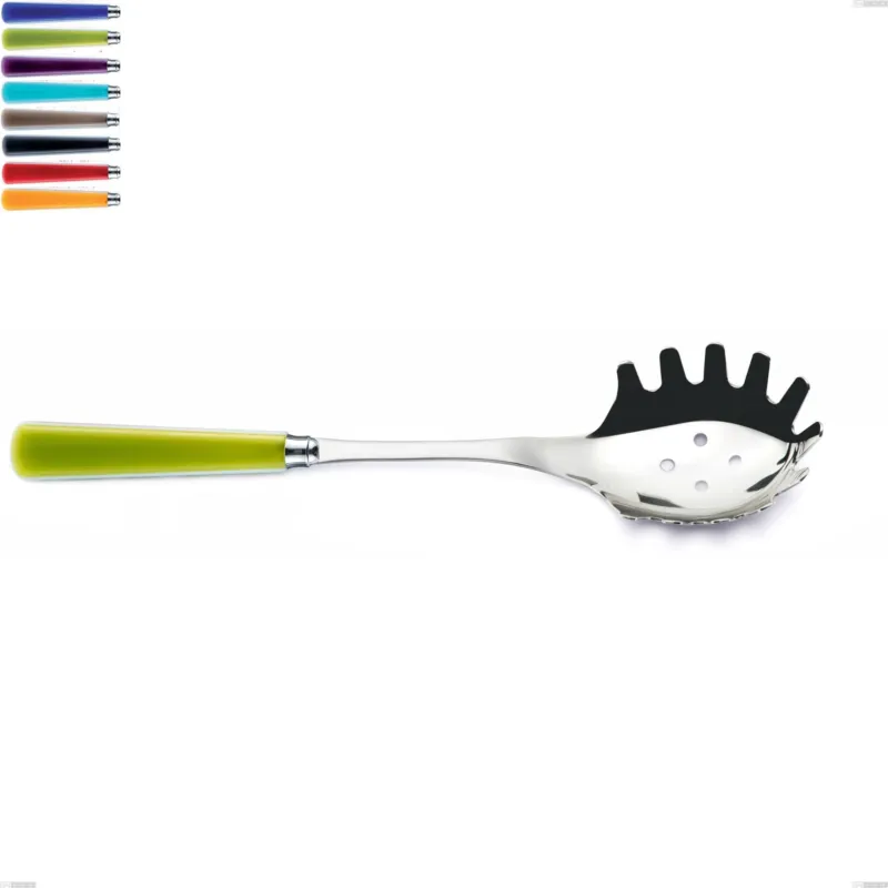 Dosa spaghetti candy eme, Acciaio 18/10 AISI 304 Lucido manicatura acrilico Eme Posaterie viola 2623 Ultima Occasione