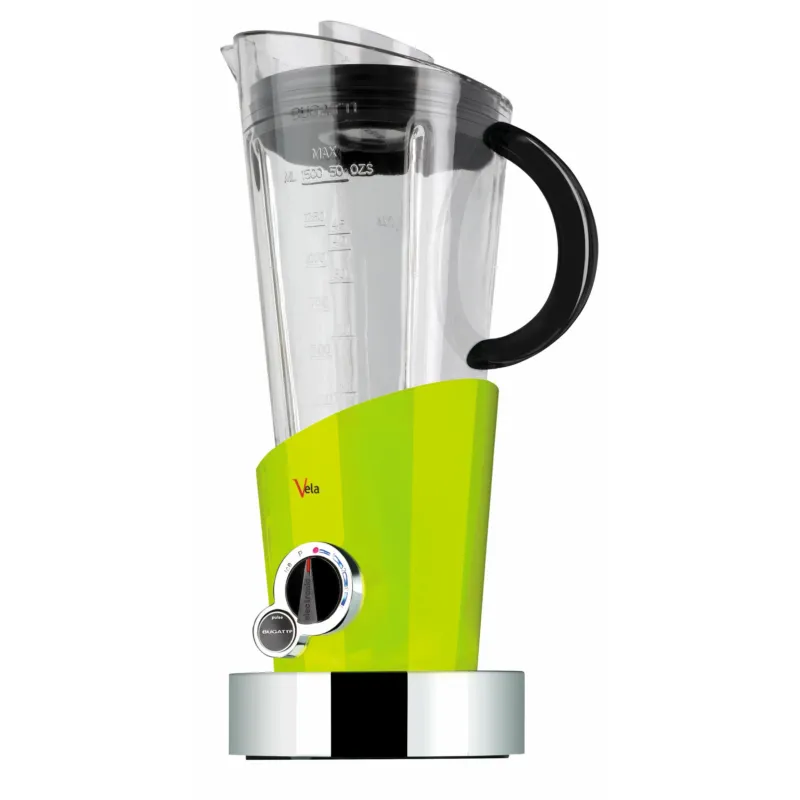 Offerta Del Giorno FRULLATORE Elettronico Vela Evolution Dimensioni 22x17x42 cm - peso 3 kg 1,5 LT 500 WATT 4 VELOCITA‘ ‘ colore Verde Mela Casa bugatti
