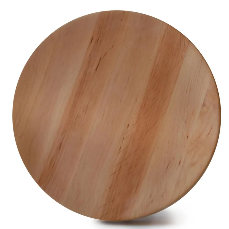 Tagliere per polenta in legno di ontano leggermente scavato diam. 34xh3,2 cm colore legno naturale non utilizzabile in lavastoviglie Manzoni Pietro Vendita Finale