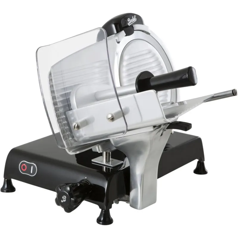 Affettatrice Elettrica domestica BERKEL RED LINE lama da 250 mm 51,5x50.5xh39,5 cm- peso 22 kg Affilatoio incluso colore NERO Berkel Affettatrici Domestiche Scelto Dai Clienti