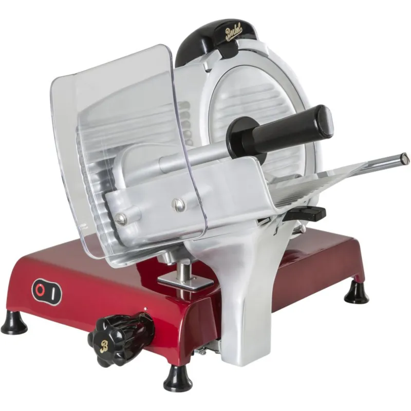 Affettatrice Elettrica domestica BERKEL RED LINE lama da 250 mm 51,5x50.5xh39,5 cm- peso 22 kg Affilatoi Incluso Berkel Affettatrici Domestiche Reso Gratuito