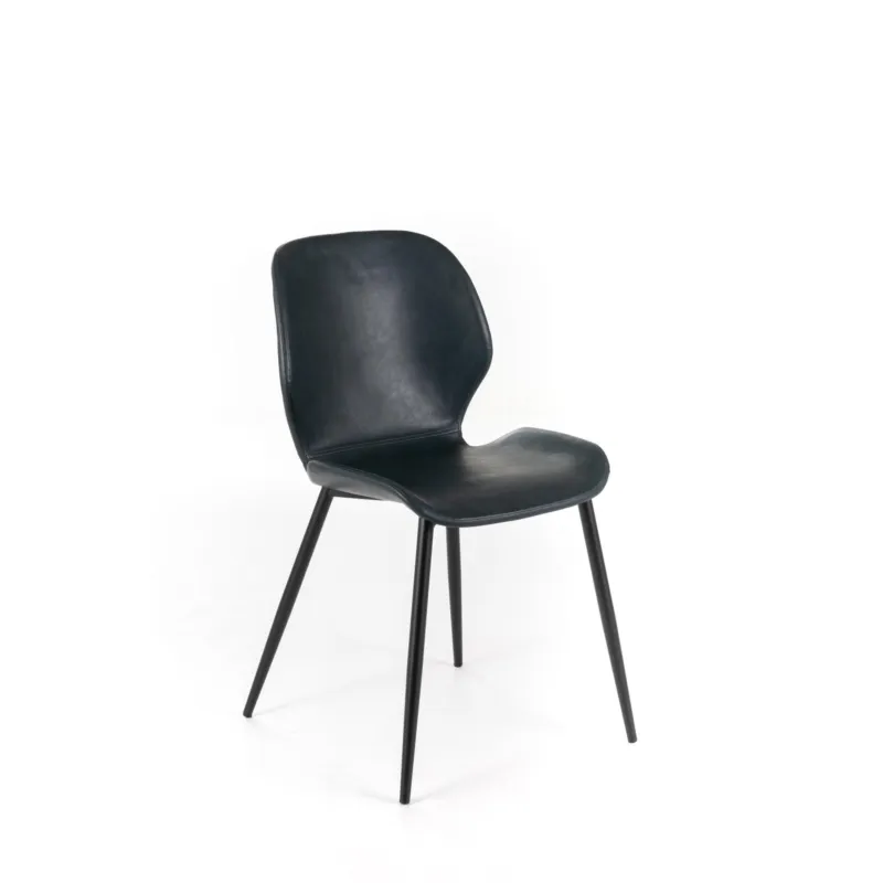 Sedia dalle linee morbide ed Rivestimenton soft-touch MODELLO DIANA dimensioni 52x45x h 83 cm - peso 5,8 kg sedia in tessuto Rivestimento petrolio Stones Srl Prezzo Basso
