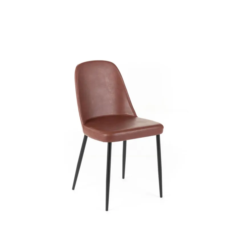 Sedia dalle linee morbide ed Rivestimento tessuto danno forma a MODELLO Tamara dimensioni 52x45x h 85 cm - peso 6 kg sedia in tessuto Rivestimento Bordeaux Stones Srl Compra Oggi Stesso