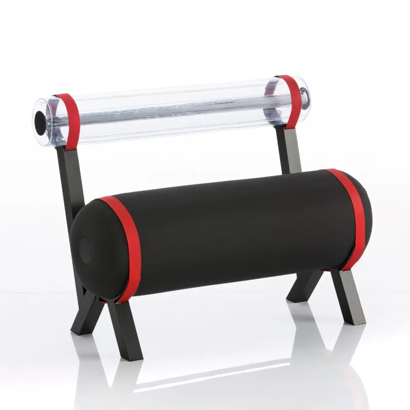 Prezzo Ridotto Panca L100 alluminio e PVC nero opaco ZIBA, 56x106xH75 cm, peso sopportabile 150 kg Mojow