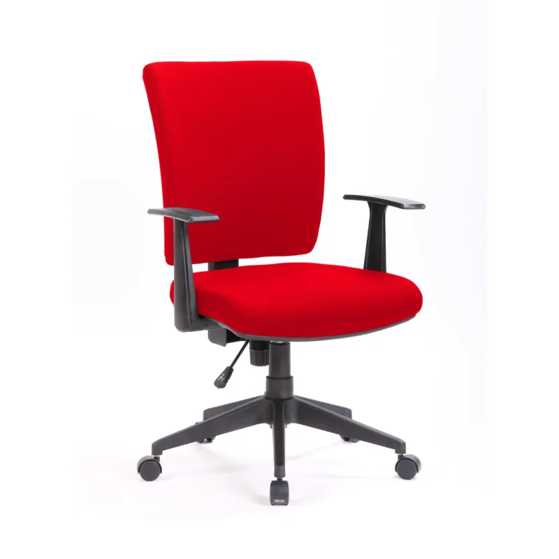 Miglior Prezzo Poltrona operativa New Orleans con Braccioli L65 x P61 x H98-h107,5 cm colore rosso Archimede System