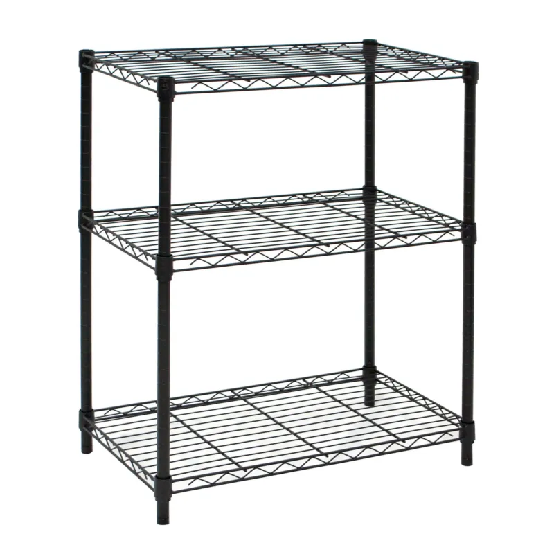 Libreria in KIT-3 Ripiani Archimede 36x90xh75 cm Cromo nero Archimede System Vendita Finale