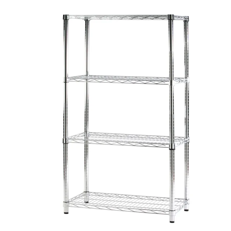 Scaffale libreria 4 ripiani per esterno 35x90xh137 cm inox Diametro 2,6 cm Archimede Cromo lucido Archimede System Promozione Esclusiva