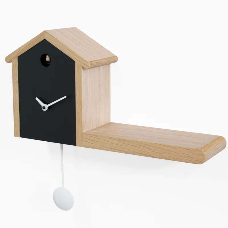 Offerta Orologio a Pendolo My House 40x10xh30cm in legno chiaro Progetti