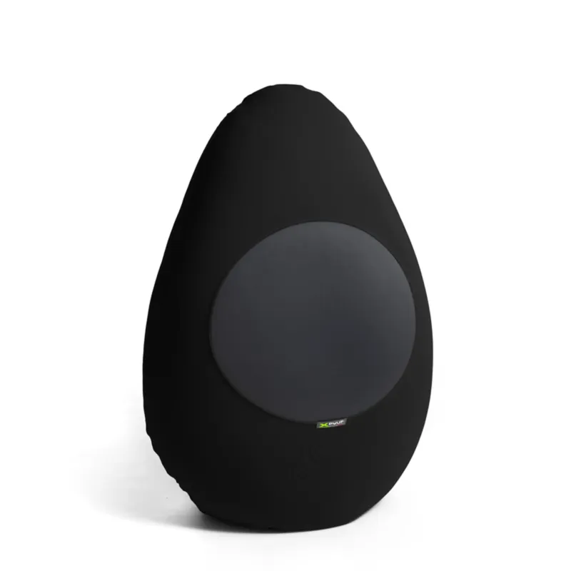 Pouf in microfibra elastica traspirante X-Drop 70x40xh140 cm colore Nero X Pouf Reso Gratuito