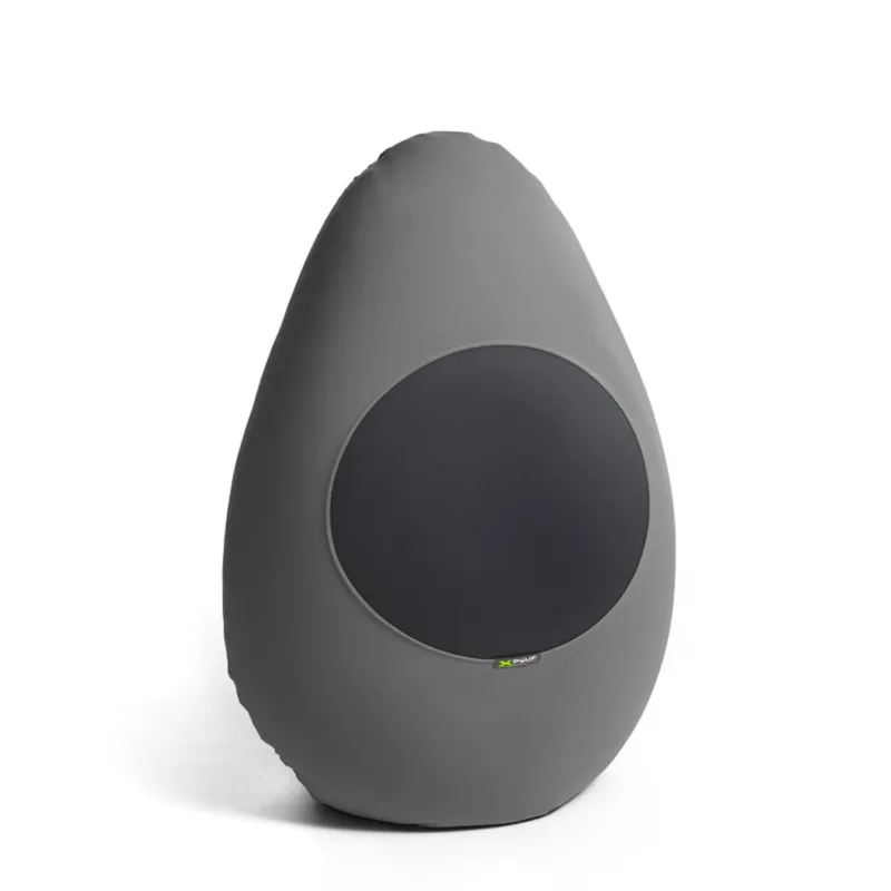 Pouf in microfibra elastica traspirante X-Drop 70x40xh140 cm colore Grigio X Pouf Novità