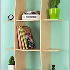Spedito Oggi Libreria in legno mod. fantasia 75x30xh150 cm in legno chiaro Original Legno