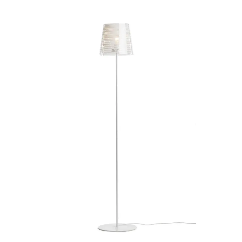 Lampada da terra con paralume in policarbonato Stampato PIXI diametro 35xh 175 cm peso 6 kg Paralume in policarbonato colore Bianco Emporium Compra Online