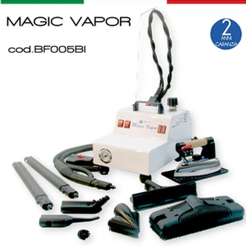 Ferro da Stiro con per lo stiro e la pulizia di vetri pavimenti. bagni Magic manometro ed attacco rapido Bieffe Srl Quantità Limitata