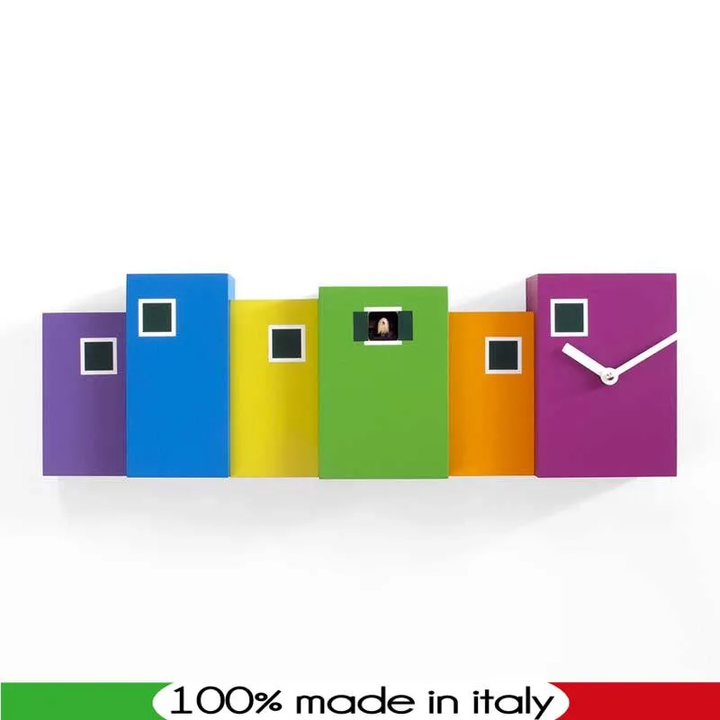 Orologio a cucu BURANO 50xh16cm realizzato in legno Progetti Ordina Subito