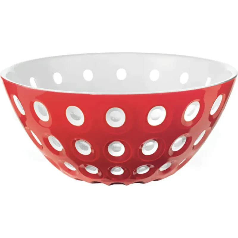 Offerta LE MURRINE - Ciotola Ø 25 cm,Red/White/Transparent