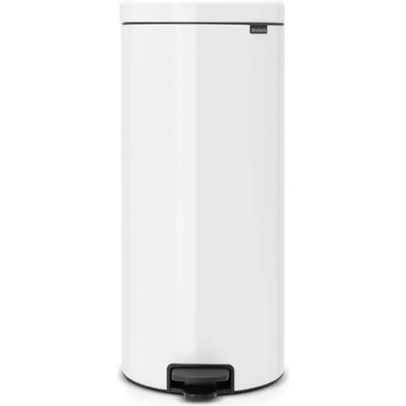 Acquista Ora NewIcon - Pattumiera a Pedale 30 L con Inserto in Plastica,White