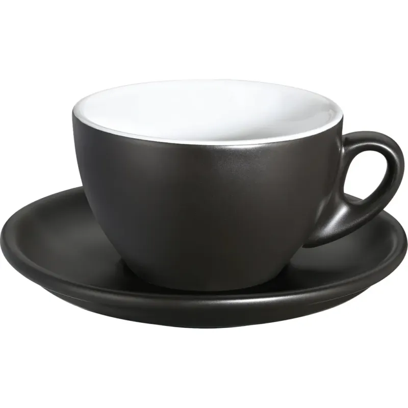 ROMA - Tazza da Cappuccino,Nero opaco Scelto Dai Clienti