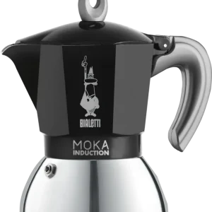 Moka Induction Black, 4 Tazzine Offerta