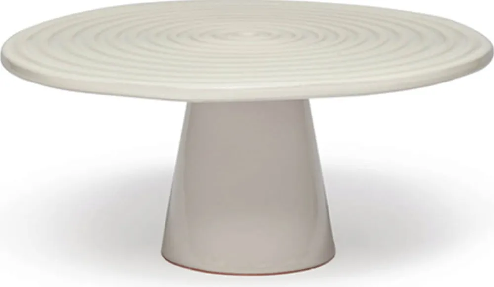 Sconto Alzata per Torta in Ceramica - Bianco