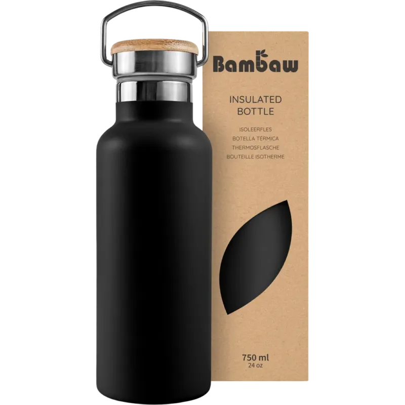 Thermos in Acciaio Inossidabile, 750 ml,Jet Black Popolare