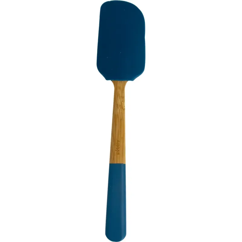 Spatola per Impasti in Bambù /Silicone, 25 cm,Blu Reale Nuova Collezione