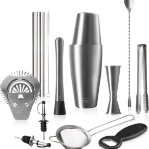 Più Venduto Set da Cocktail - Bar in a Box Mixologist, 14 Pezzi