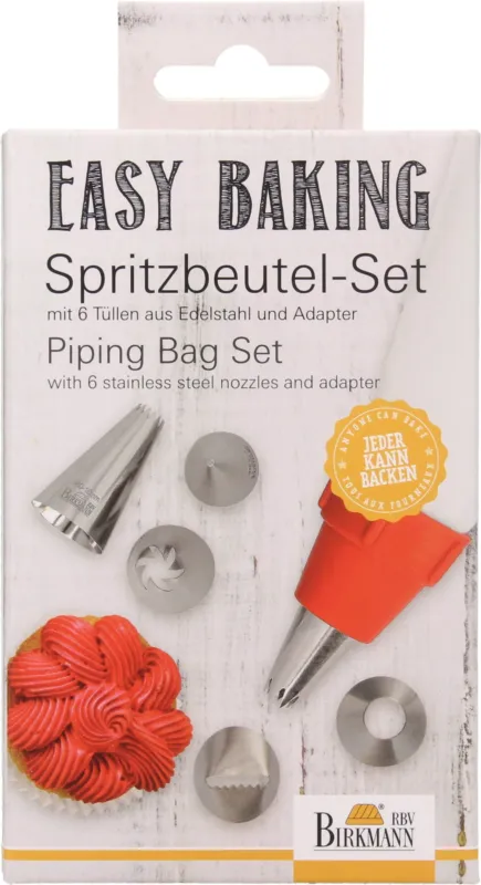 Di Tendenza Easy Baking - Set per Sac à Poche, 8 pezzi