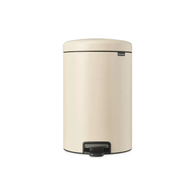 A Buon Prezzo NewIcon - Pattumiera a Pedale 20 L con Inserto in Plastica,Soft Beige