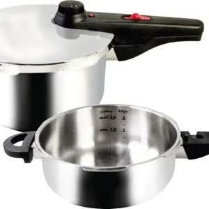 Compra Adesso Set di Pentole a Pressione da 22 cm - 4,5 + 3,0 L