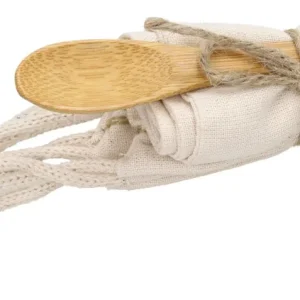 Set di 5 Bustine da Tè Riutilizzabili + Cucchiaino in Bambù Promozione