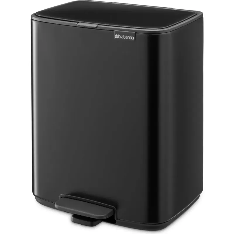 Novità Bo - Pattumiera a Pedale, 12 L,Matt Black