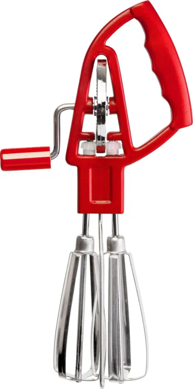 Promozione Sbattitore Manuale in Acciaio - Rosso