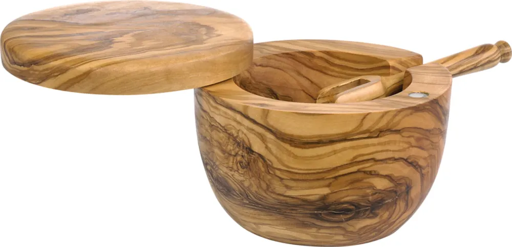 Saliera con Coperchio e Cucchiaino - Ø 11 cm Compra Online