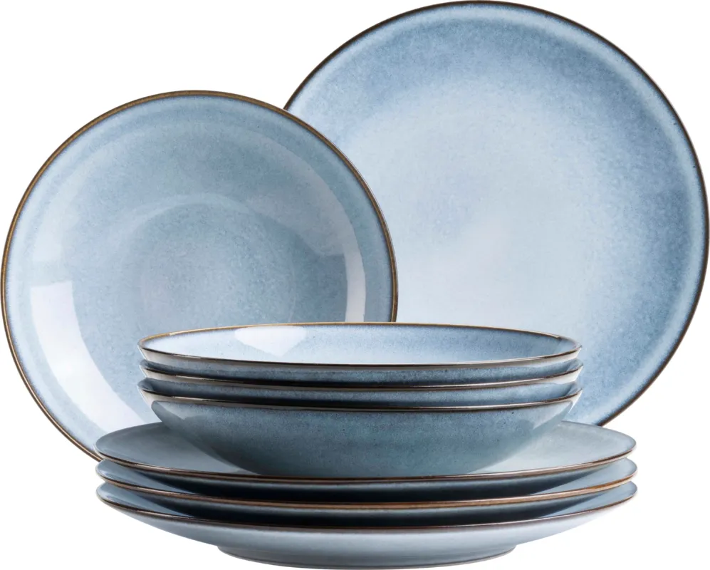 Pagamento Sicuro Smoky‘s - Servizio da Tavola - 8 Pezzi, Blu