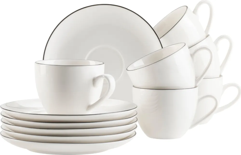 Promozione Felise - Set Tazzine da Caffè - 12 Pezzi