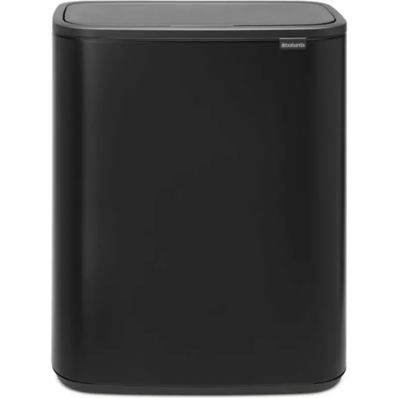 Bo Touch Bin - Pattumiera 60 L con Inserto in Plastica,Matt Black Quantità Limitata