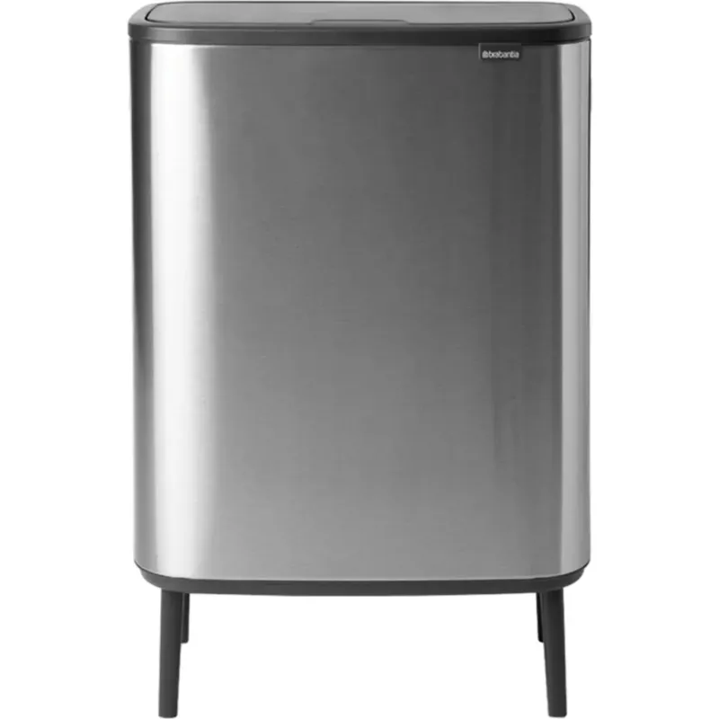 Promozione Esclusiva Bo Touch Bin Hi - Pattumiera 60 L,Matt Steel Fingerprint Proof
