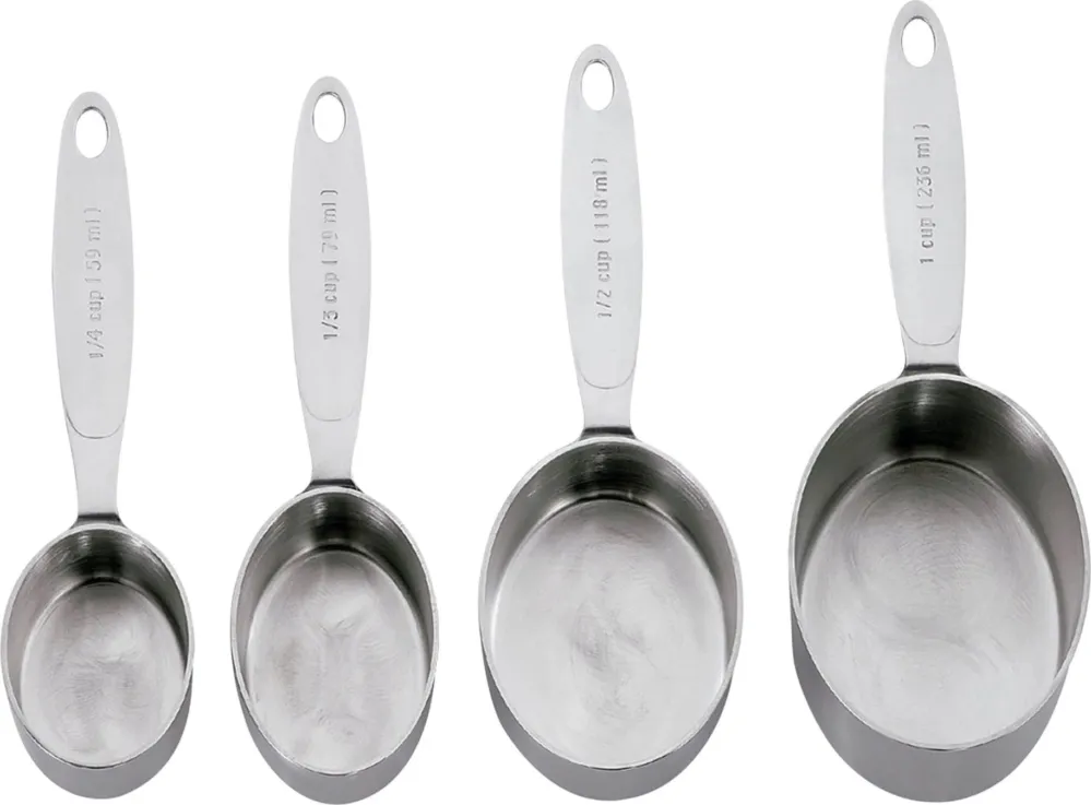 Set da 4 Bicchieri Dosatori in Acciaio Inox (59, 79, 118 e 236 ml) Sconto