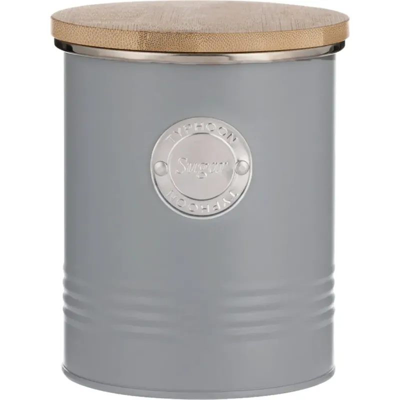 Living - Barattolo per Zucchero, 1 Litro,Grigio Pastello Miglior Prezzo