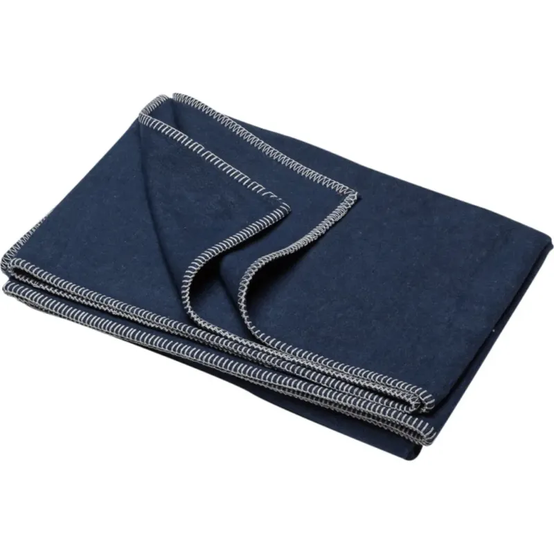 SYLT - Coperta con Punto Decorativo ,Blu marine Offerta Del Giorno